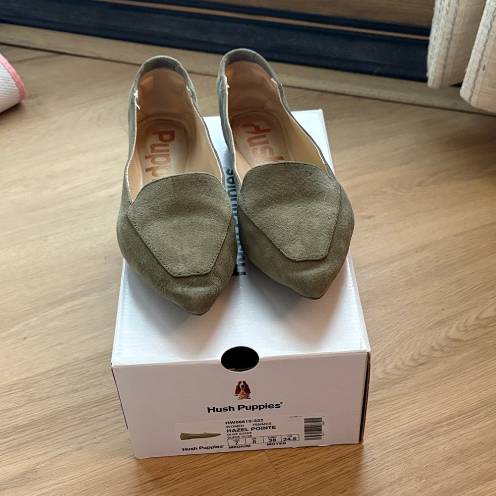 Hush Puppies Women's Hazel Pointe Shoes - Olive